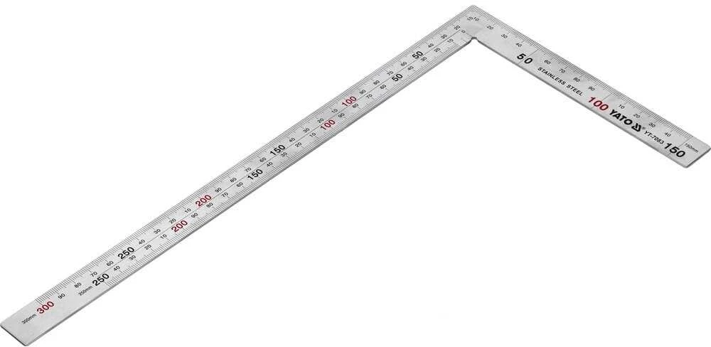 YATO KĄTOWNIK STALOWY INOX 150x300mm 7083