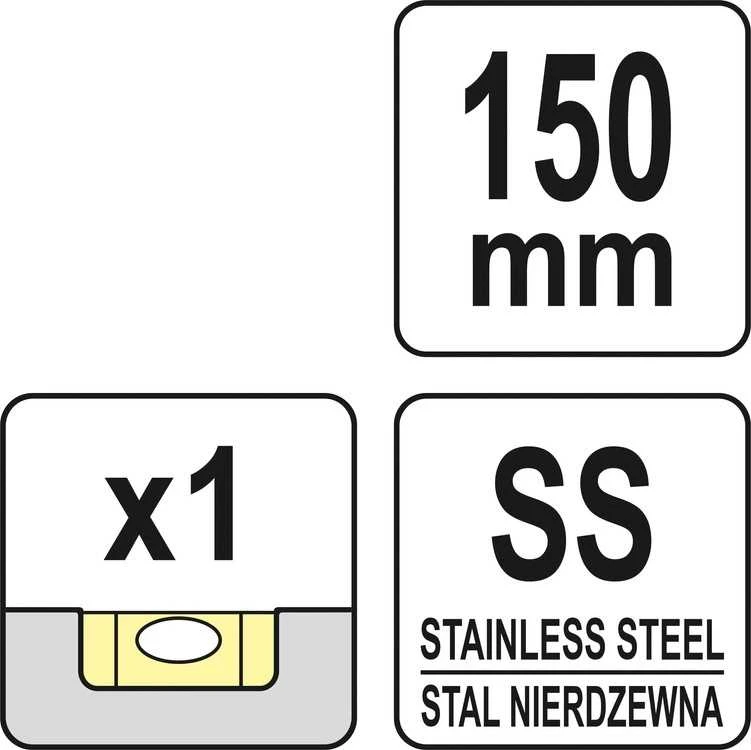 YATO nerūdijančio plieno užrakto kampas