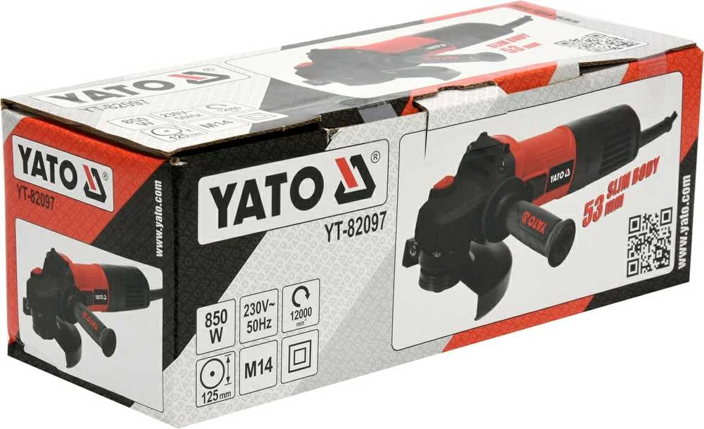 Kampinis šlifuoklis Yato YT-82097 - 850W 125mm