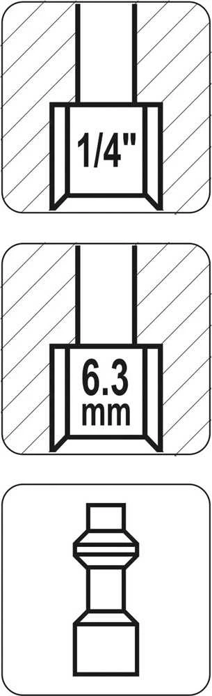Toya Sa Poland YATO GREITO JUNGTIES VIDINIS SRIEGIS 1/4" 2403