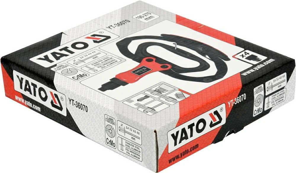 Yato Toya Sa Poland Kniediklis | 2 rankenos | 2.4 - 4.8 mm (YT-36070)