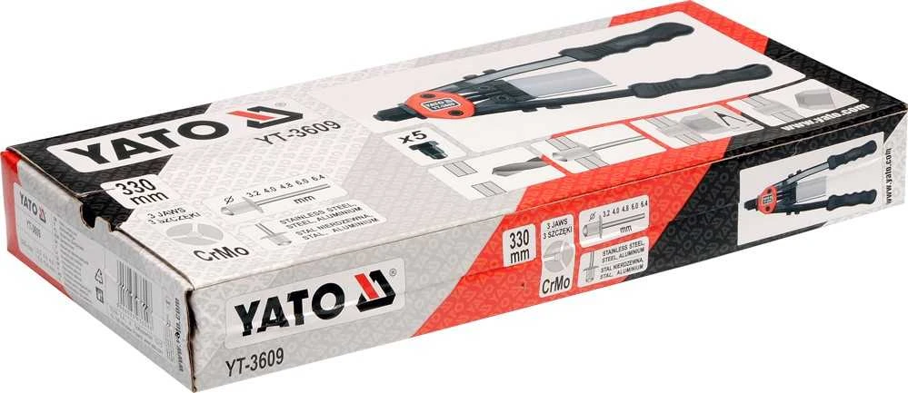 Yato YT-3609 Rankinis kniediklis 3,2- 6,4 mm