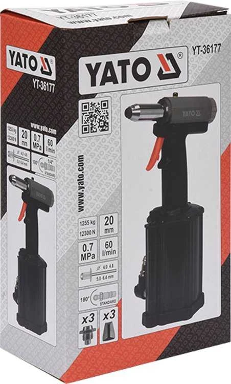 Yato Toya Lenkijoje Press pneumatinis | 4–6,4 mm (YT-36177)