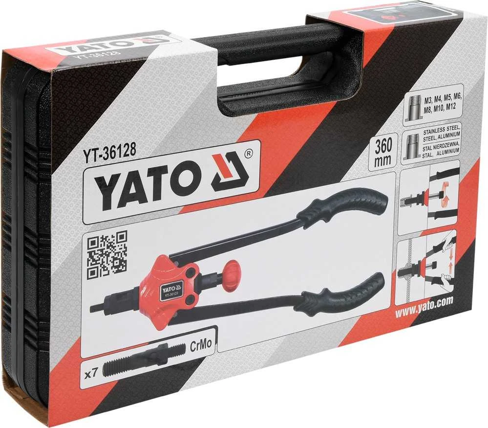 YATO Kniedinių veržlių mašina M3-12