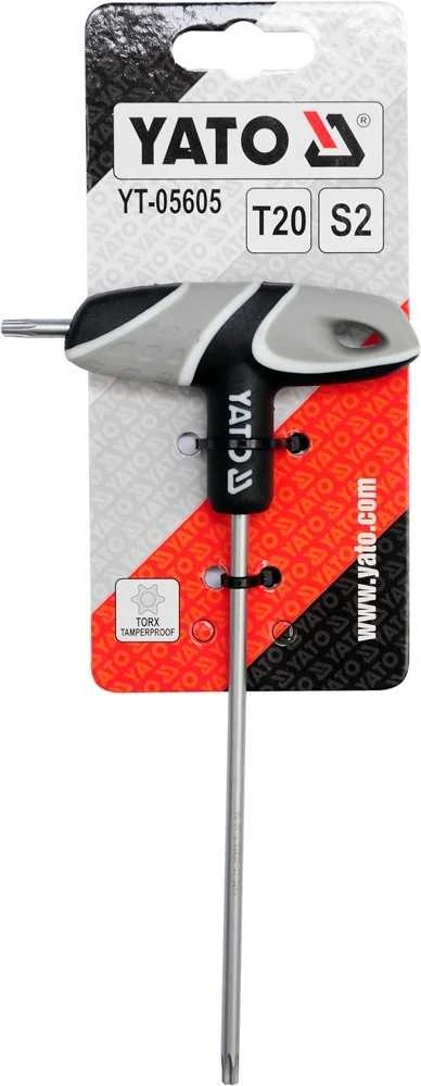 YATO TORX L-RAKTAS SU T20 RANKENA, SU ANGA