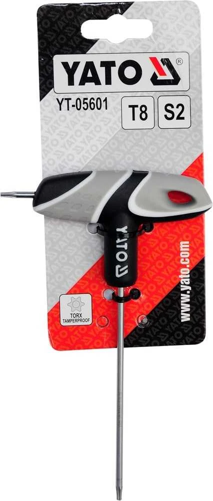 Toya Sa Poland L tipo atsuktuvas TORX su rankena T8 (YT-05601)