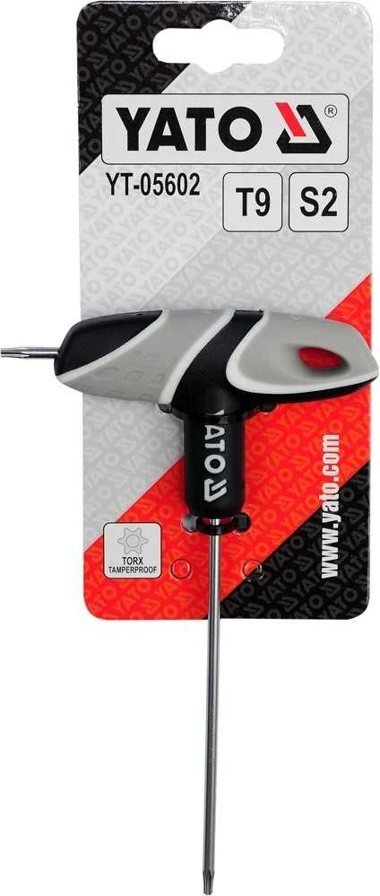 Toya Sa Poland L tipo atsuktuvas TORX su rankena T9 (YT-05602)