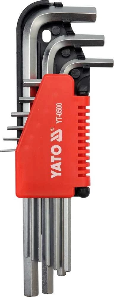Toya Sa Poland YATO šešiakampiai raktai 9 colių (1,5–10 mm) ilgi 0500