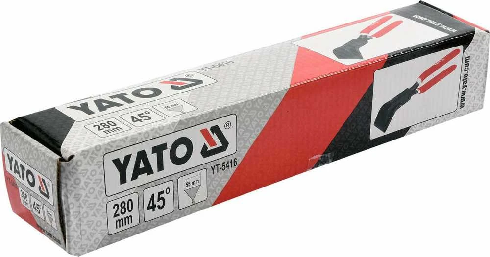 Yato Toya Sa Poland Lakštinio metalo lankstymo žnyplės | išlenktos 45° | 280 mm (YT-5416)