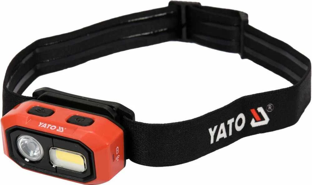 Yato Toya Sa Poland Lempa dedama ant galvos | lygus žibinto reguliavimas / judesio daviklis | 480LM AKU OSRAM LED (YT-08592)