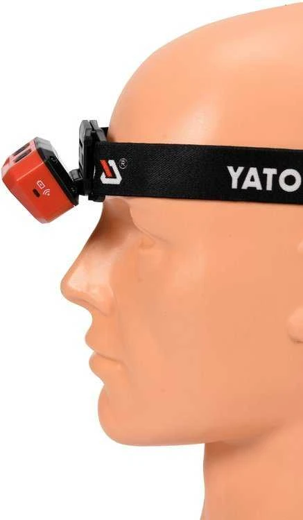 Yato Toya Sa Poland Lempa dedama ant galvos | lygus žibinto reguliavimas / judesio daviklis | 480LM AKU OSRAM LED (YT-08592)