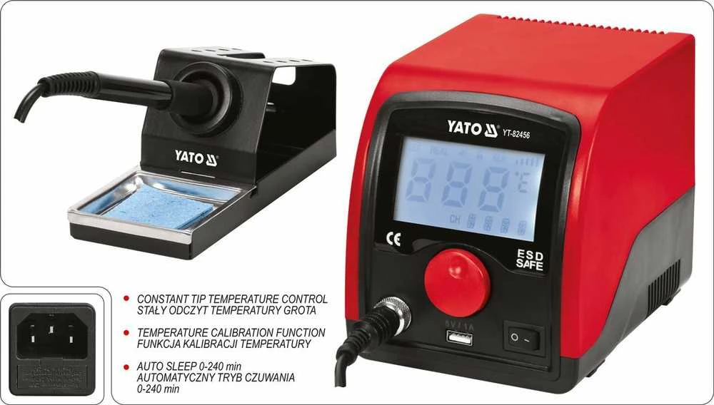 YATO SKAITMENINĖ litavimo stotelė 75W