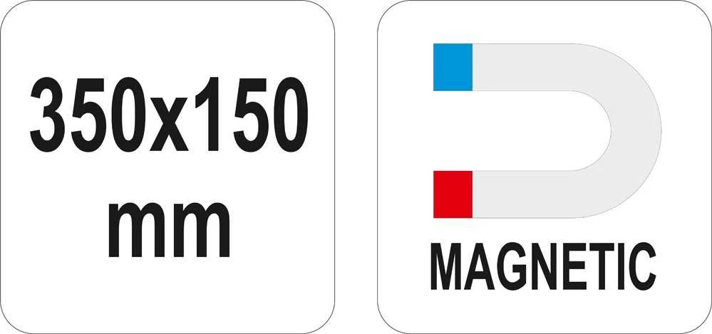 YATO MISKA MAGNETYCZNA PROSTOKĄTNA 0831