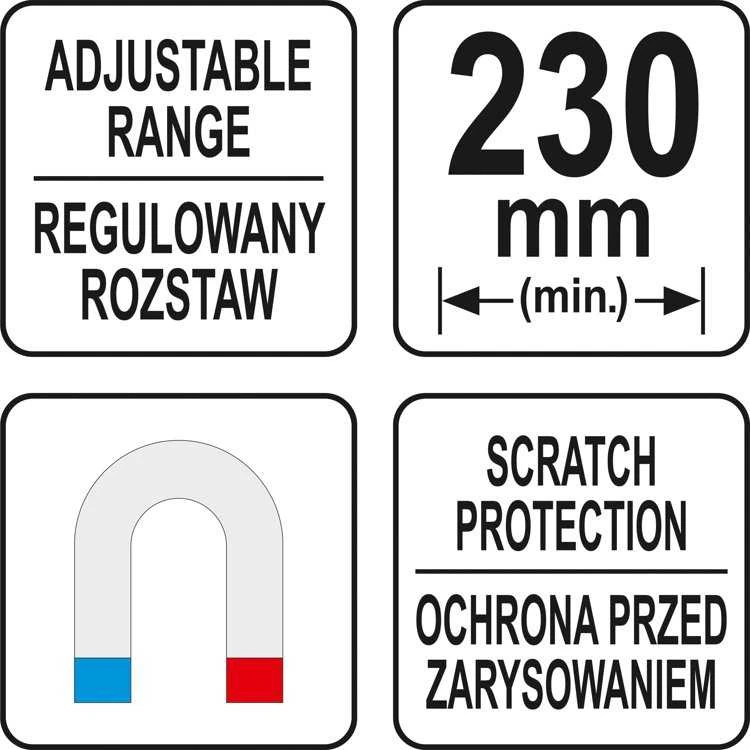 YATO MAGNETINIS RANŠŠLUOSČIŲ LAIKIKLIS