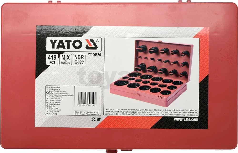 YATO USZCZELKI ORINGI 419szt.
