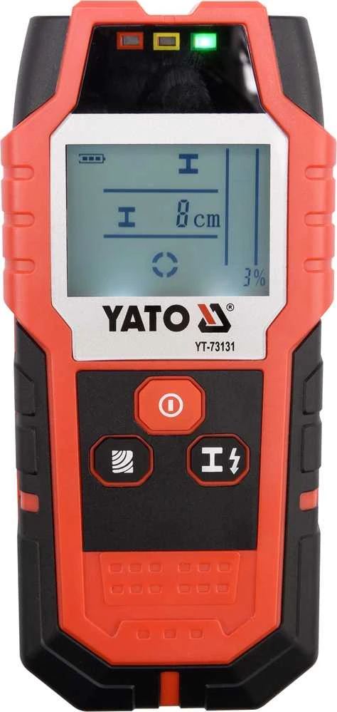 Metalo, medžio profilių ir laidų detektorius Yato YT-73131