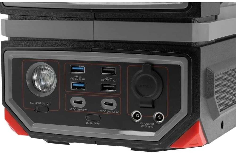 Toya Sa Poland Nešiojama maitinimo stotis 600W, 504WH, 230V, USB-C PD | power bank (YT-83091)
