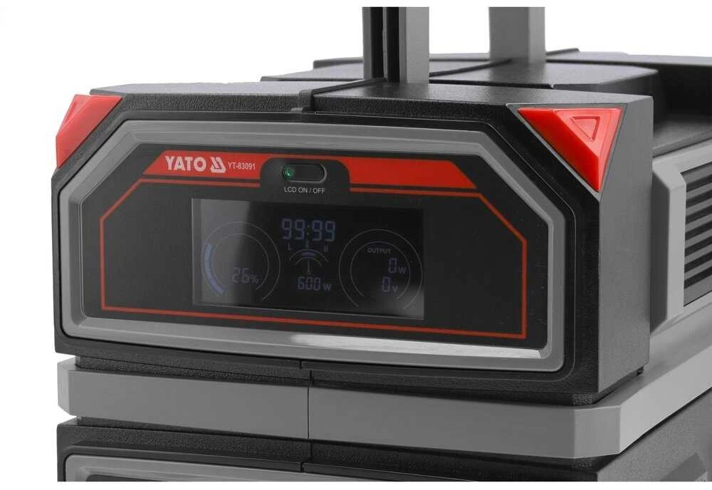 Toya Sa Poland Nešiojama maitinimo stotis 600W, 504WH, 230V, USB-C PD | power bank (YT-83091)