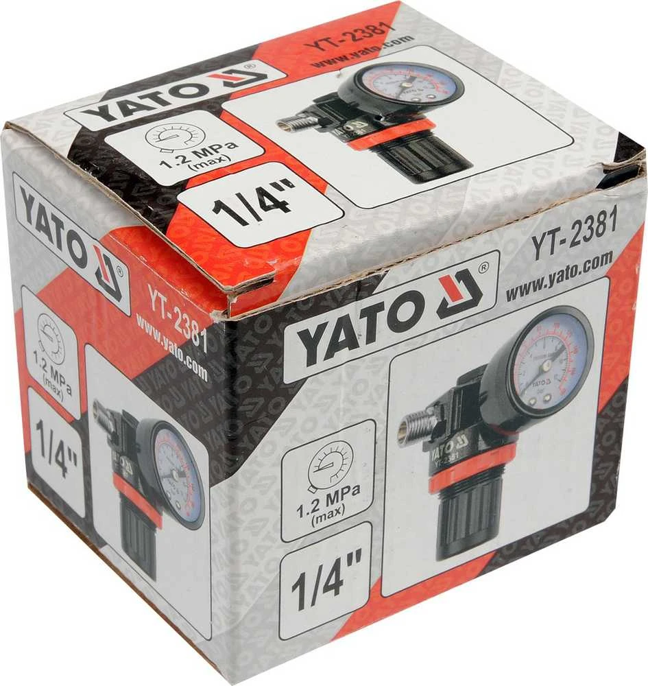 YATO REDUKTOR pneumatinis + MANOMETR 1/4" 2381