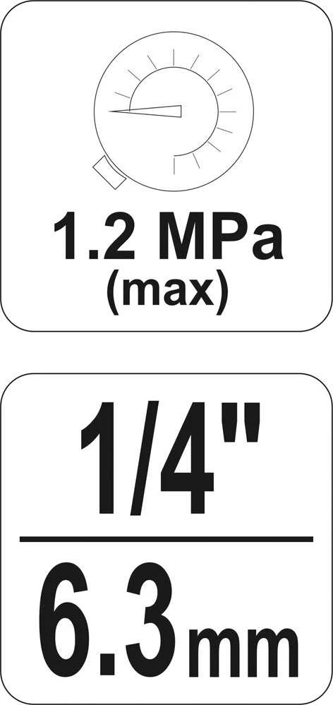 YATO REDUKTOR pneumatinis + MANOMETR 1/4" 2381