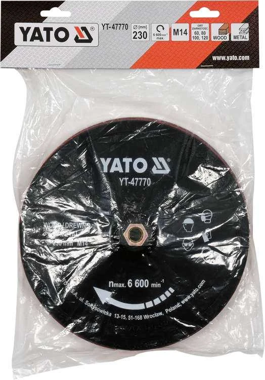 Yato Toya Sa Poland Padas su varžtu velcro | 230 mm M14 + aksesuarai (YT-47770)