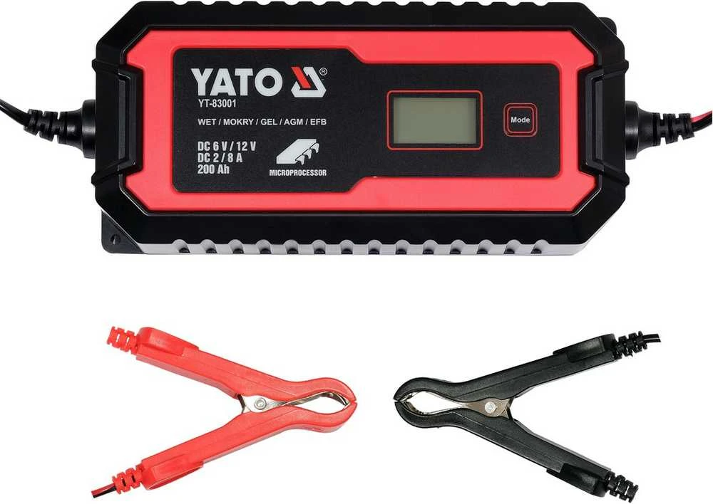 Yato Toya Sa Poland Pakrovėjas 6 V ir 12 V akumuliatorių įkrovimui | 6V/2A, 12V/8A (YT-83001)