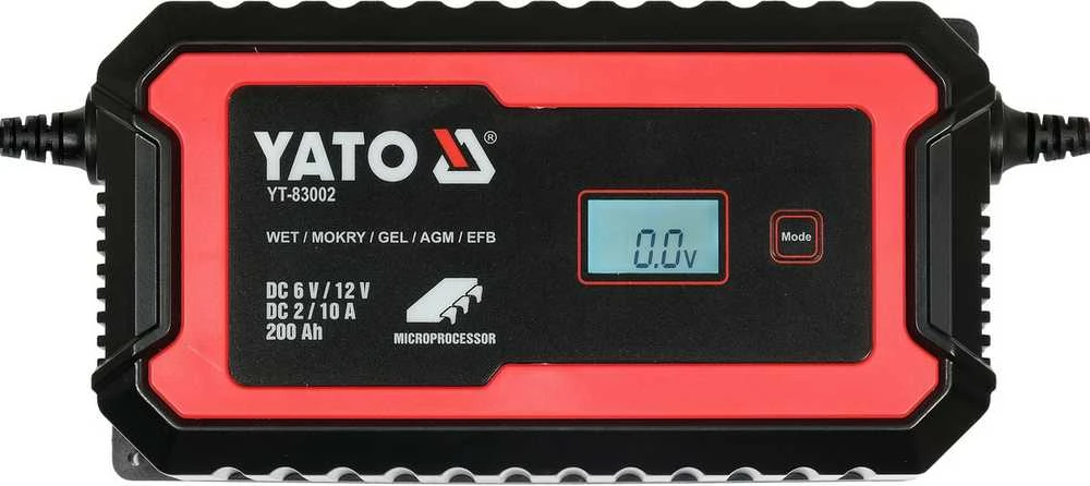 Toya Sa Poland Pakrovėjas akumuliatoriams | 6 V / 12 V, LCD mikroprocesorinis | 10 A (YT-83002)