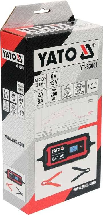 Yato Toya Sa Poland Pakrovėjas 6 V ir 12 V akumuliatorių įkrovimui | 6V/2A, 12V/8A (YT-83001)