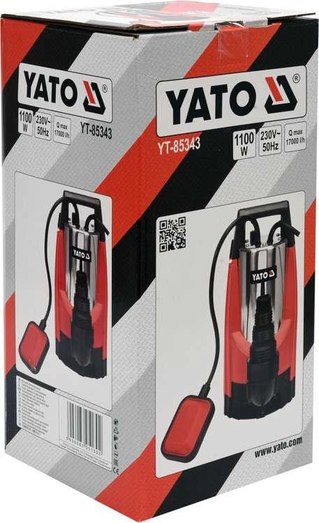 YATO POMPA ZATAPIALNA INOX 1100W