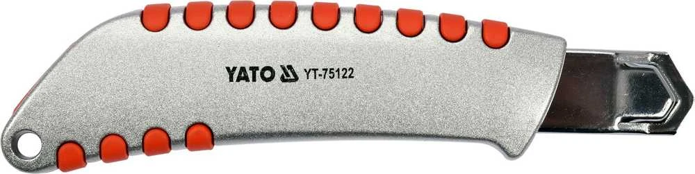 Metalinis nuimamas peilis su ašmenimis Yato YT-75122 - 18mm