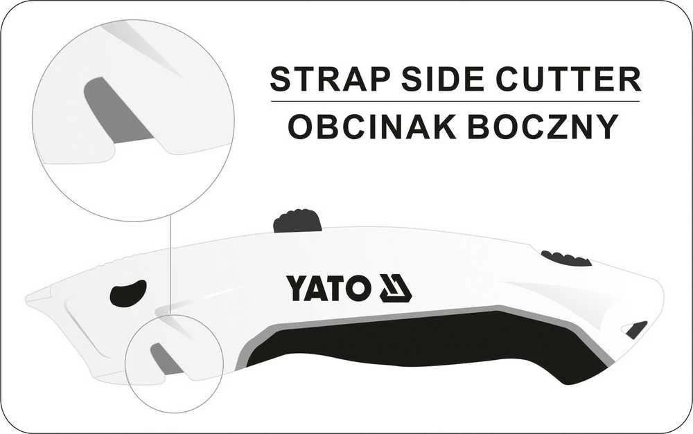 Yato Toya Sa Poland Peilis su ištraukiamomis trapecinėmis geležtėmis (YT-75201)