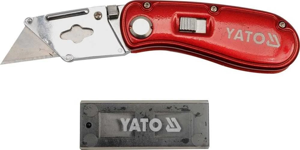 Yato Toya Sa Poland Peilis sudedamas + atsarginiai peiliukai | 61x33 mm (YT-7534)