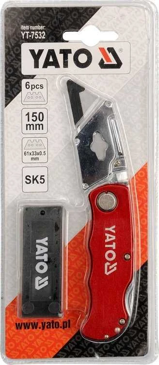 YATO PEILIS SULANKSTOMAS SU UŽRAKTU 150MM + AŠMENYS 7532