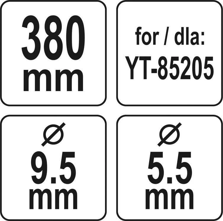 Toya Sa Poland YATO vejapjovės peilis 38 cm