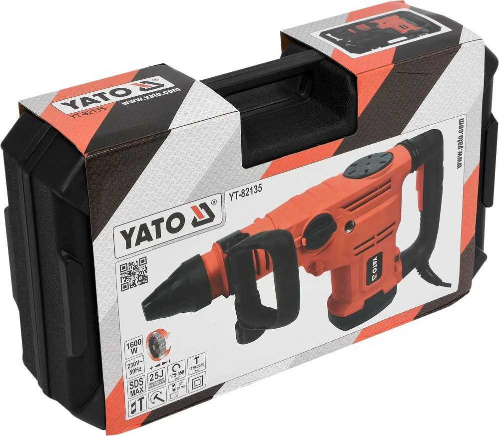 YATO SDS-MAX GRĘŽIMO IR VERTINIMO PLAKTUKAS 1600W 25J 12kg YT-82135