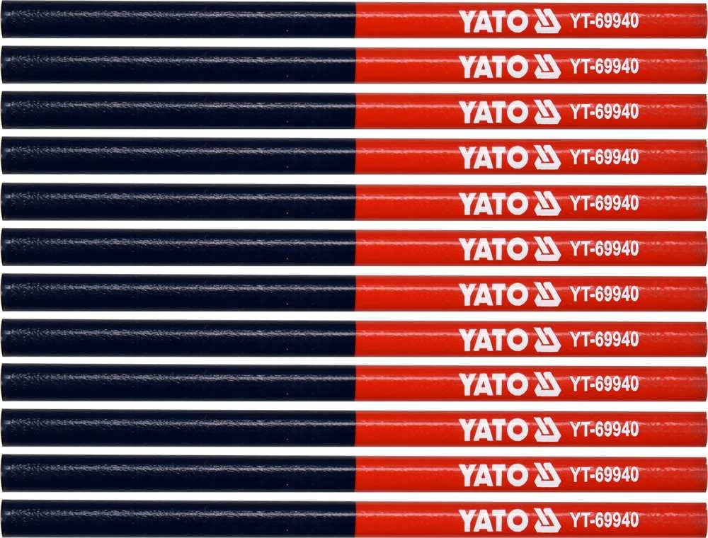 Yato Toya Sa Poland Pieštukai dvispalviai | mėlyna/raudona | 12 vnt. (YT-69940)