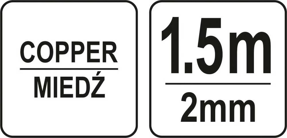 YATO išlitavimo juosta, pynimo juosta 2,0 mm x 1,5 m