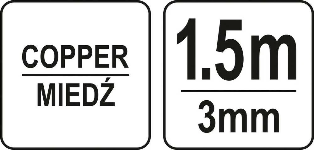Toya Sa Poland YATO litavimo juosta, TILTAS 3,0 mm x 1,5 m