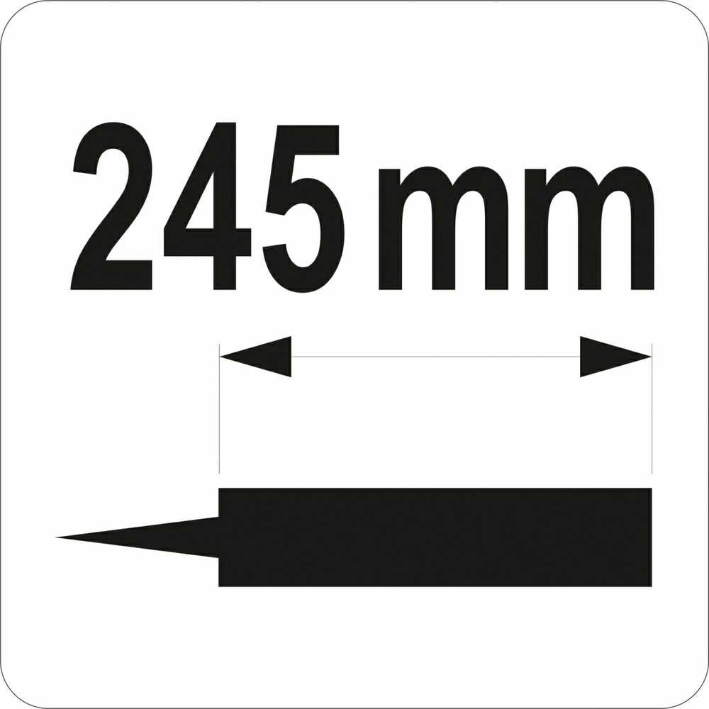 Yato Toya Sa Poland Pistoletas hermetikui | dviguboms kasetėms | 245 mm (YT-67574)