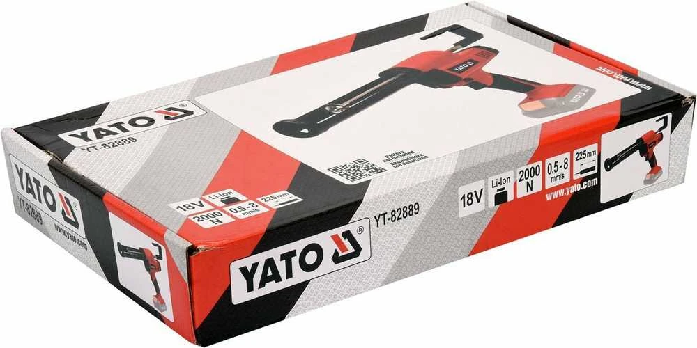 Toya Sa Poland YATO pistoletas, skirtas SILIKONIUI IR KLIJAI 18V BE Akumuliatoriaus IR Įkroviklio