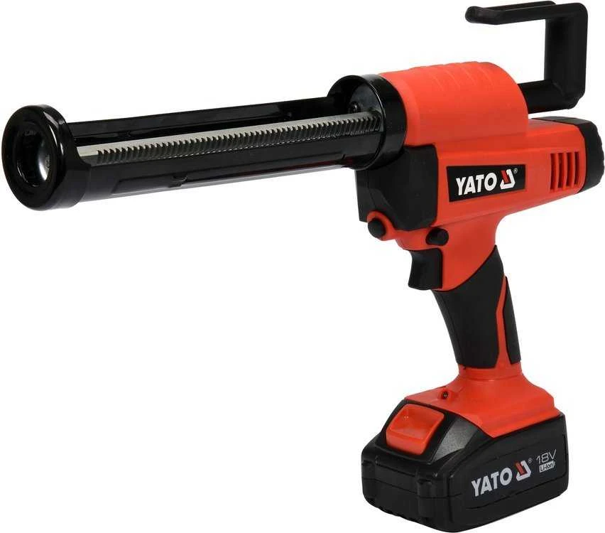 YATO pistoletas SILIKONIUI IR KLIJAI 18V + AKU.