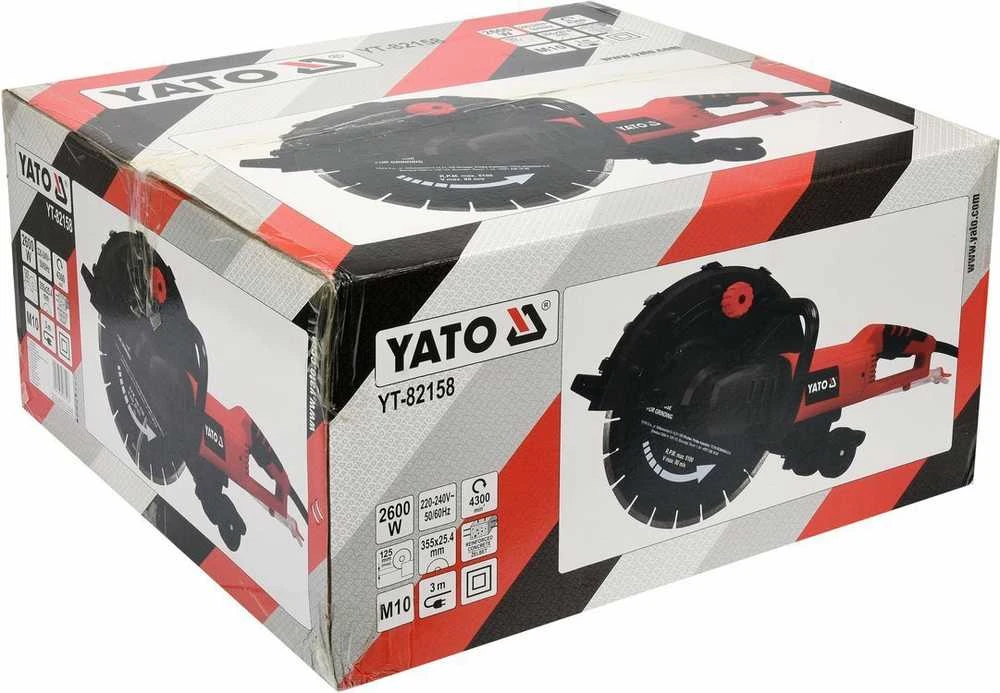 Yato Elektrinė betono pjaustyklė YT-82158, 2600 W, 350mm