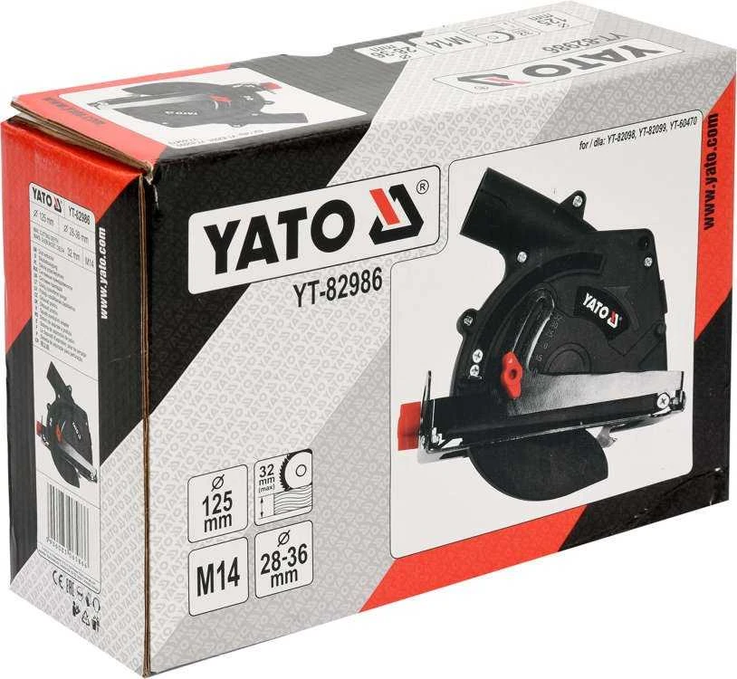 Grąžtas YATO DULKIŲ dangtelis, 125 mm pakreipimas
