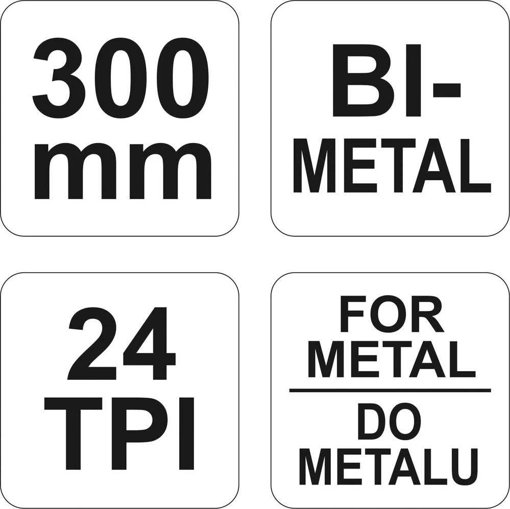 Toya Sa Poland Pjūklas metalui 300mm (YT-3163)