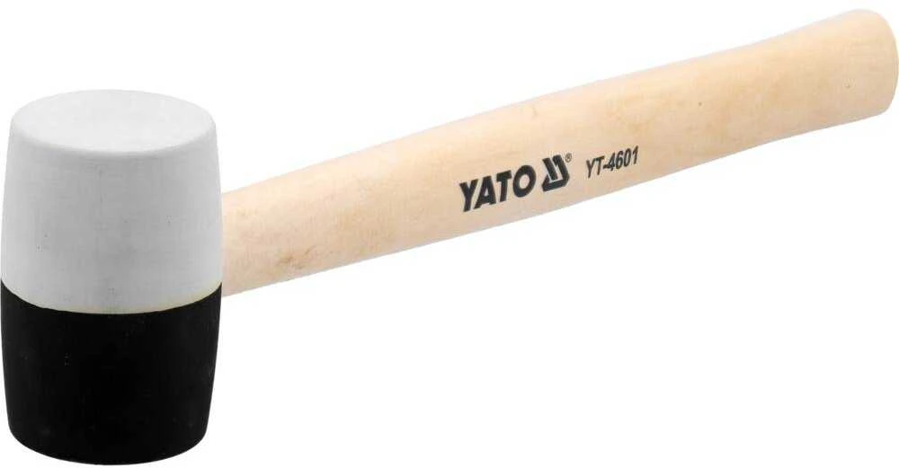 YATO GUMINIS PLAKTUKAS FI49mm, MEDINĖ RANKENA 4601