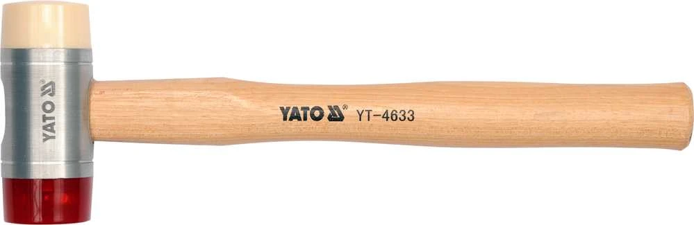 YATO MŁOTEK BLACHARSKI PU-NYLON 35mm, TRZONEK HIKOROWY 4632