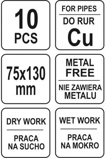 YATO WŁÓKNINA DO CZYSZCZENIA RUR MIEDZIANYCH