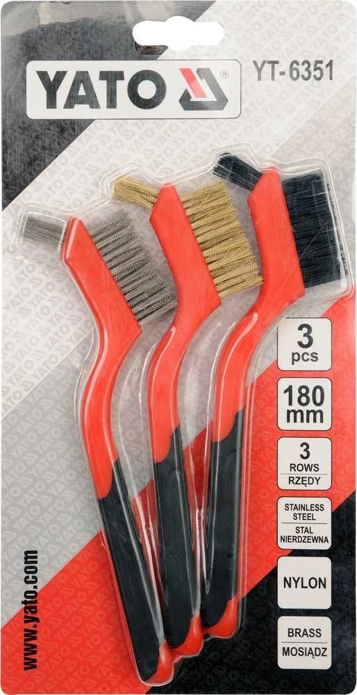 Yato Šepečių rinkinys Toya YT-6351
