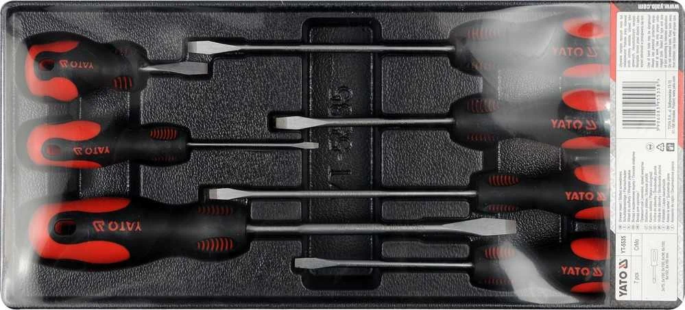 YATO DRAWER INSERT SREWDRIVERS 7 vnt. 5535