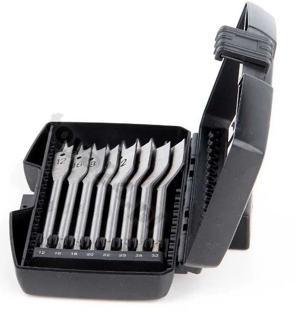 Grąžtas YATO kastuvinių grąžtų rinkinys, 8 vnt., 12–32 mm